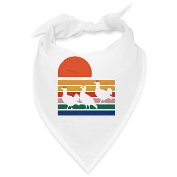 Auerhahn - Bandana - Weiß - Vorne