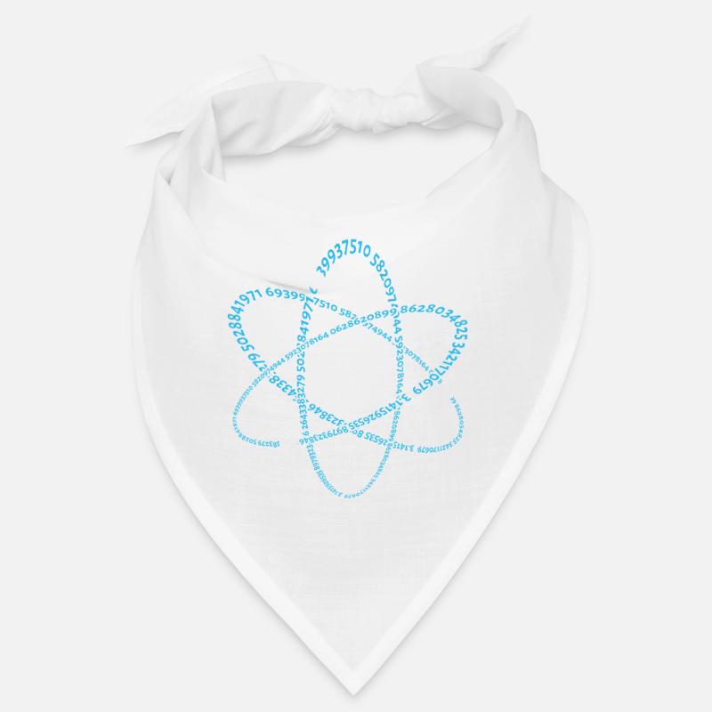 Pi Day Forme atomique Mathématiques Nombre Art Bandana