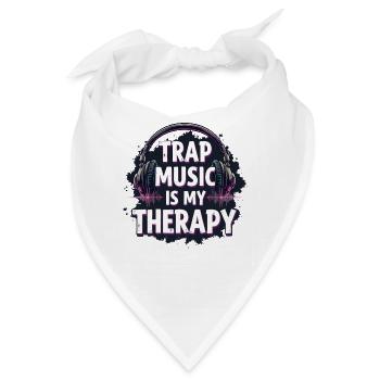 Music Produzent 808 Bass Hip-hop Beatmaker - Bandana Dreieckstuch - Weiß - Vorne