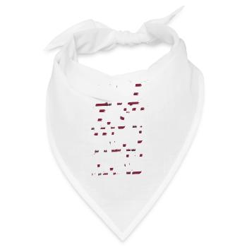Music Produzent 808 Bass Hip-hop Beatmaker - Bandana Dreieckstuch - Weiß - Vorne