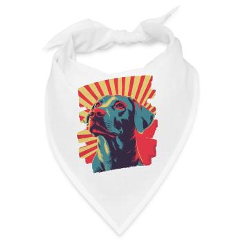 Labrador - Bandana - Weiß - Vorne