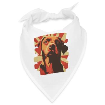 Labrador - Bandana - Weiß - Vorne