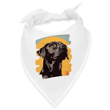 Labrador - Bandana - Weiß - Vorne
