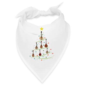 Mandoline Weihnachtsbaum - Bandana - Weiß - Vorne