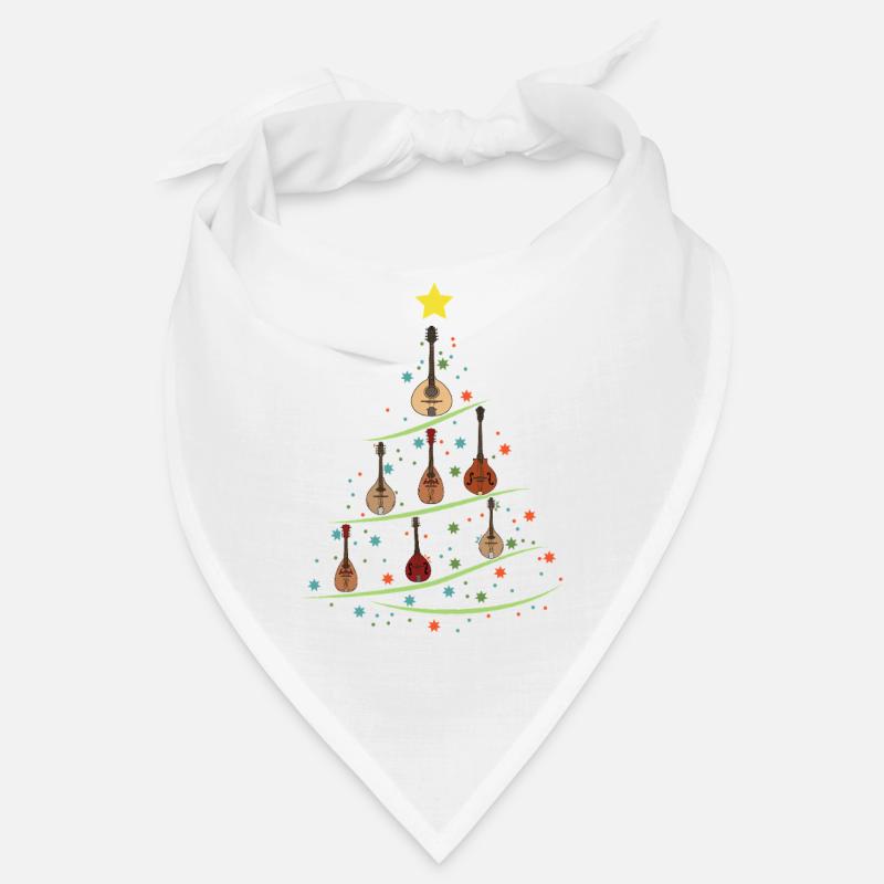 Mandolin Christmas Tree Bandana