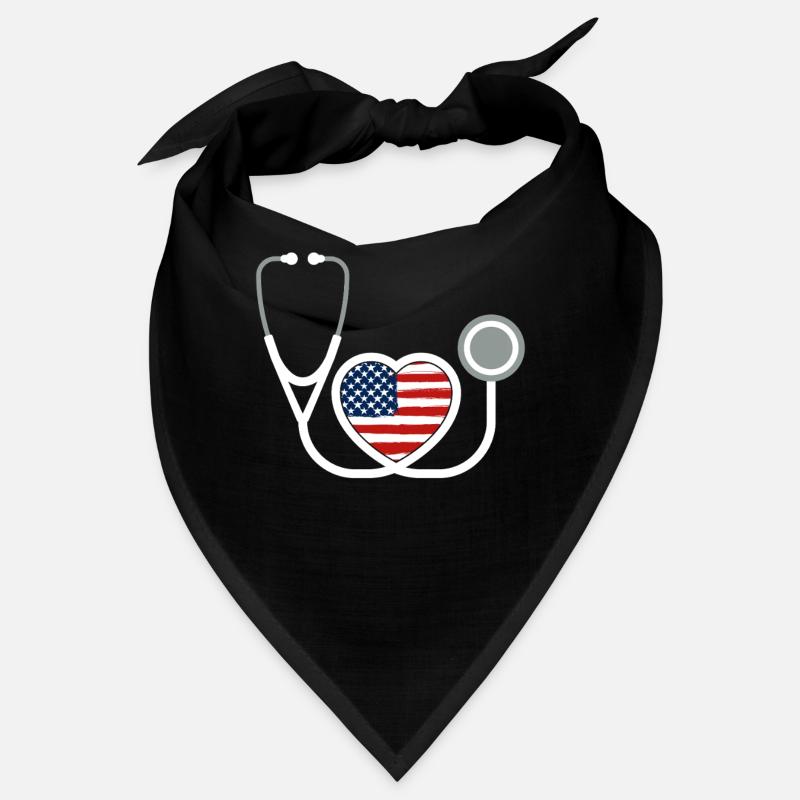 Correctional Nurse USA Flag Jail Nursing Bandana