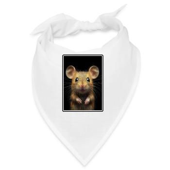 Mäuse Maus - Bandana - Weiß - Vorne