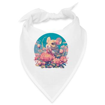 Mäuse Maus - Bandana - Weiß - Vorne