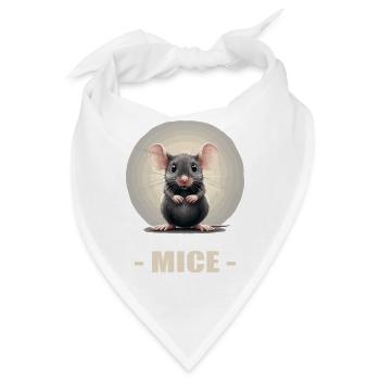 Mäuse Maus - Bandana - Weiß - Vorne