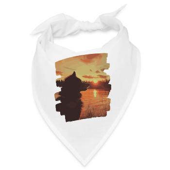 Finnischer Lapphund - Bandana - Weiß - Vorne