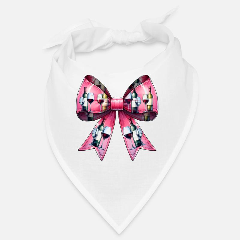 Coquette Bow Weintrinker Rosa Bandana