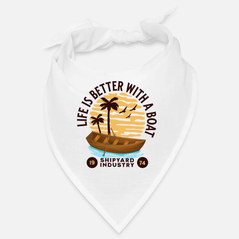 Conception de la vie en bateau Bandana