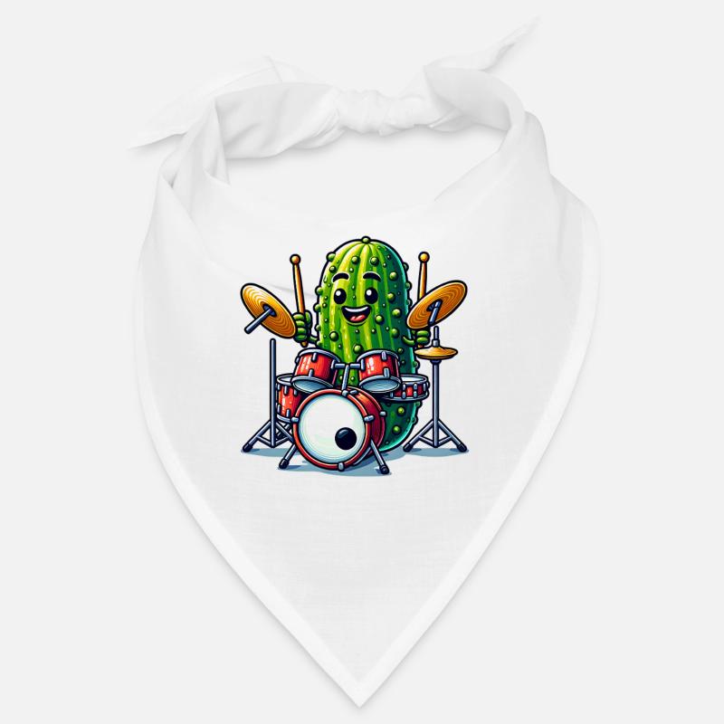 Drôle de tambours cornichon bat musique joyeuse Bandana