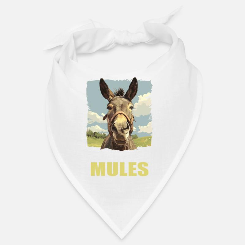 Mules Mule - Bandana - blanc