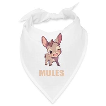 Maultiere Maultier - Bandana - Weiß - Vorne