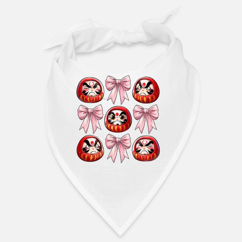 Coquette Bogen Daruma Puppe Japan Rosa Schleife Bandana