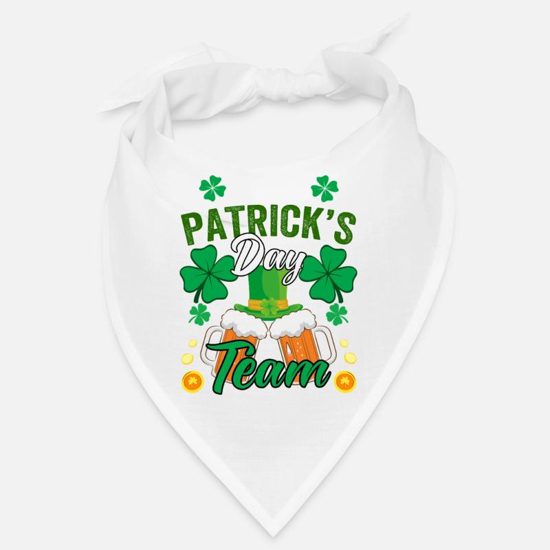 St. Patricks Team St. Patrick's Day Beer Clover Bandana