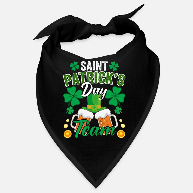 St-Patricks Team Équipe Saint Patrick Bière Trèfle Bandana