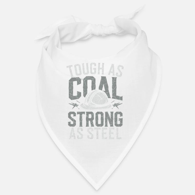 coal miner underground mining hard hat worker Bandana