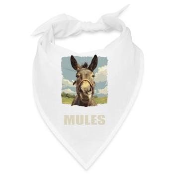 Maultiere Maultier - Bandana - Weiß - Vorne