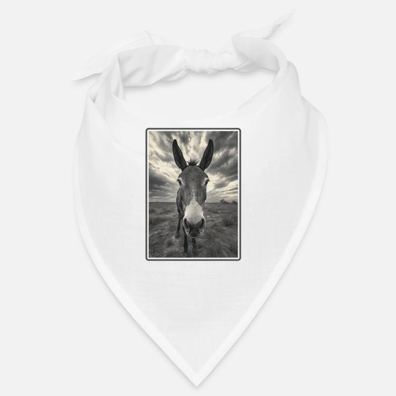 Donkey Esel - Bandana - Weiß