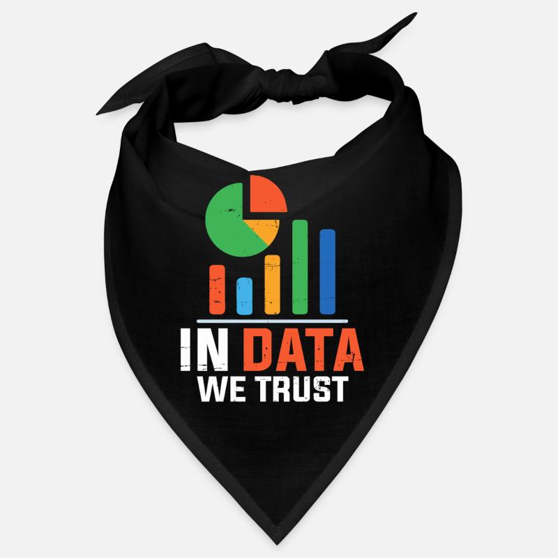 In Data We Trust Funny Statistician Spreadsheet Bandana