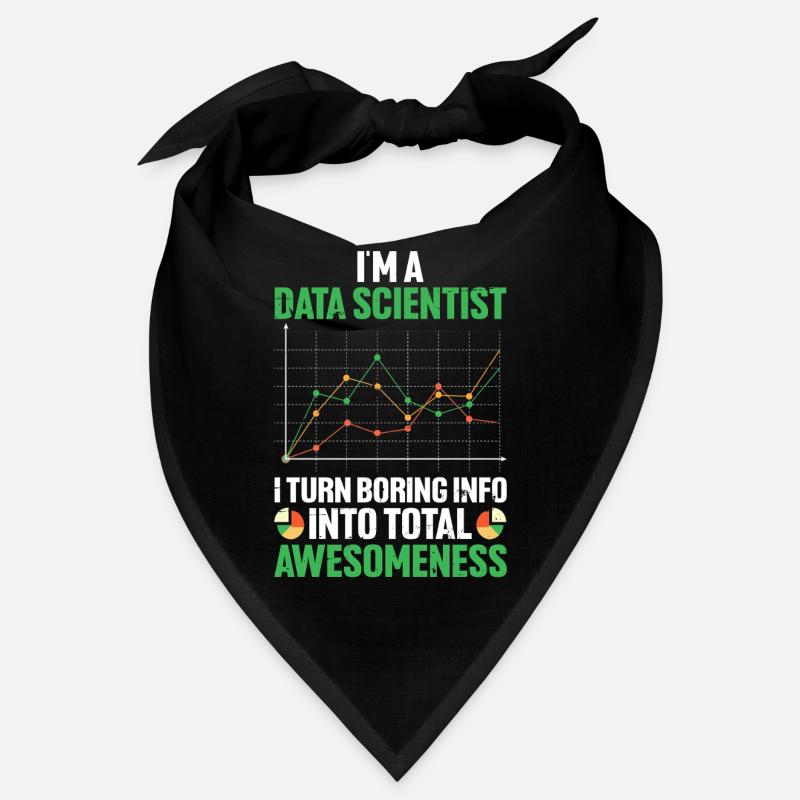 Je suis un scientifique des données Tableur Funny Data Bandana