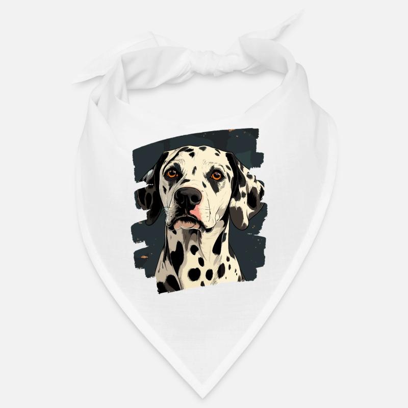 Dalmatiner - Bandana - Weiß