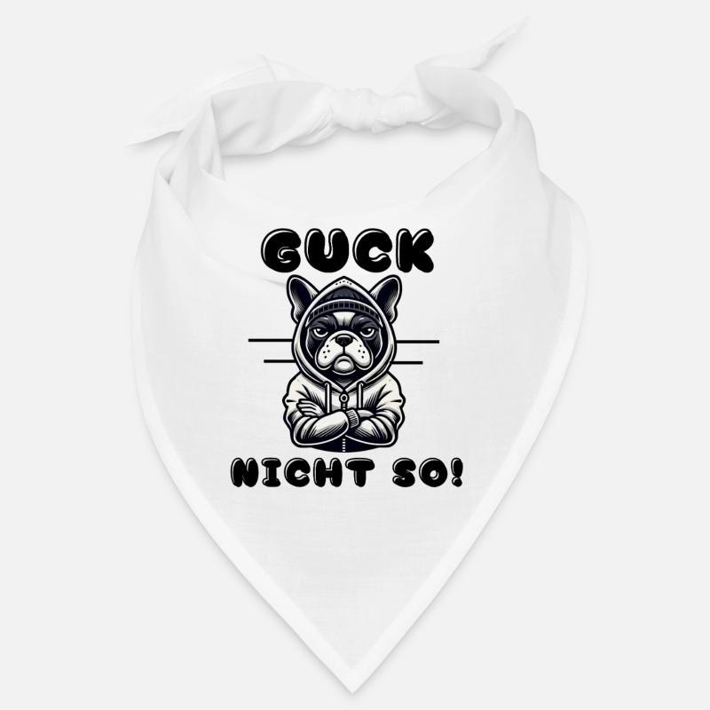 Guck nicht so!“ – Frenchie mit Attitude Bandana