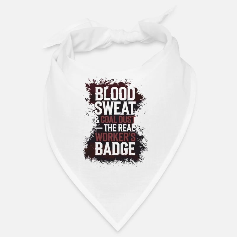 coal miner underground mining hard hat worker Bandana