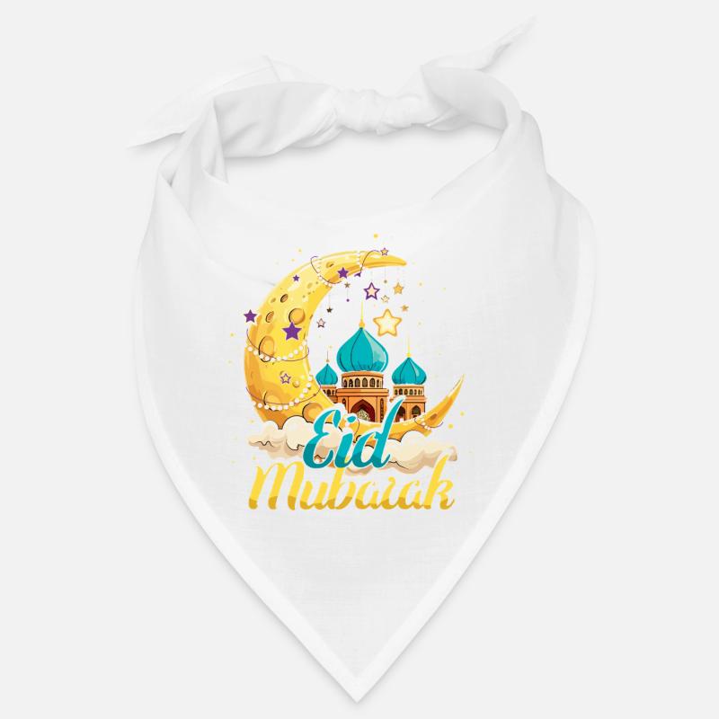 Eid Mubarak Festive Moonscape Bandana
