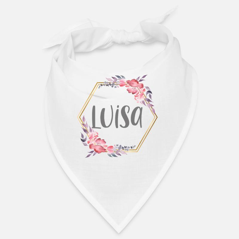 Luisa Mädchen Name personalisiertes Geschenk Bandana