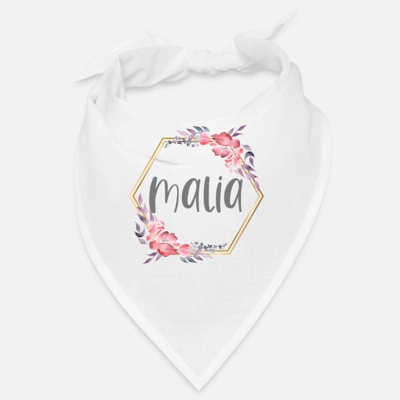 Malia Girl Name Personalized Gift Bandana