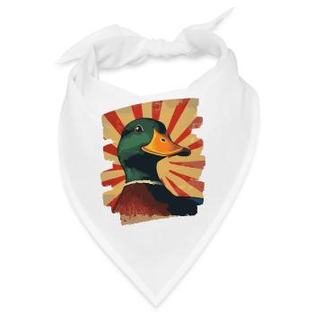 Ente Bauernhof - Bandana - Weiß - Vorne