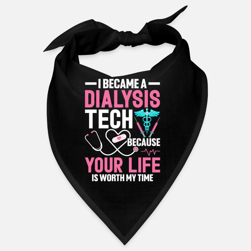 Ich wurde ein Dialysetechniker Lustige Nierendialyse Bandana