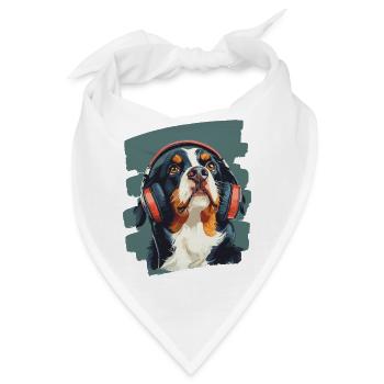 Entlebucher Sennenhund - Bandana - Weiß - Vorne