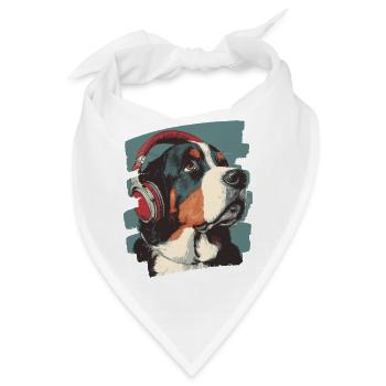 Entlebucher Sennenhund - Bandana - Weiß - Vorne