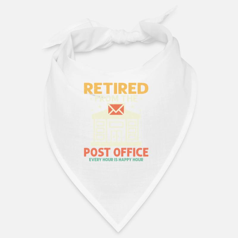 Retired From The Post Office Postal Worker Mailman Bandana