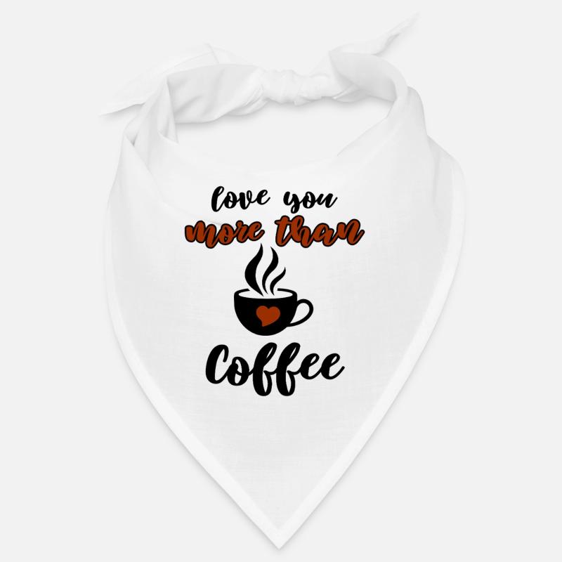 Lustiges Kaffee & Liebe Design Bandana