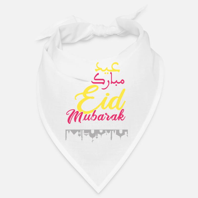Eid Mubarak Feierliche Grüße Moschee Design Bandana