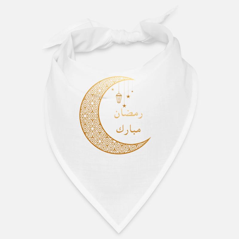 RAMADAN MUBARAK رمضان مبارك - Bandana - blanc