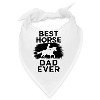 Pferde Spruch Reitsport Lustiges Pferde Geschenk - Bandana - Weiß - Vorne