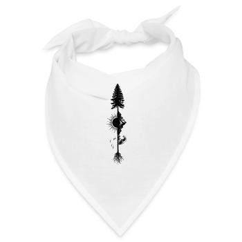 Totem der Elementaren Natur - Bandana - Weiß - Vorne