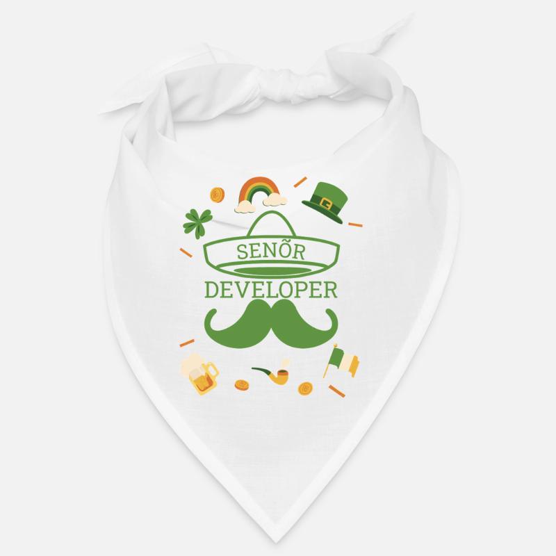 Senior Developer St Patricks Day Programmierer Bandana