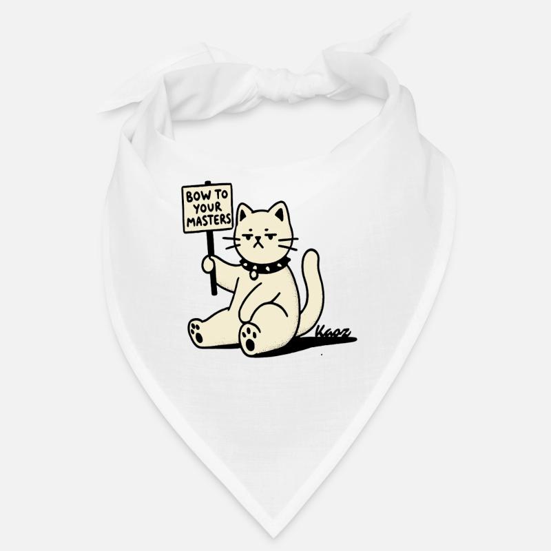 Sarcastic Protest Cat – Bow! Bandana