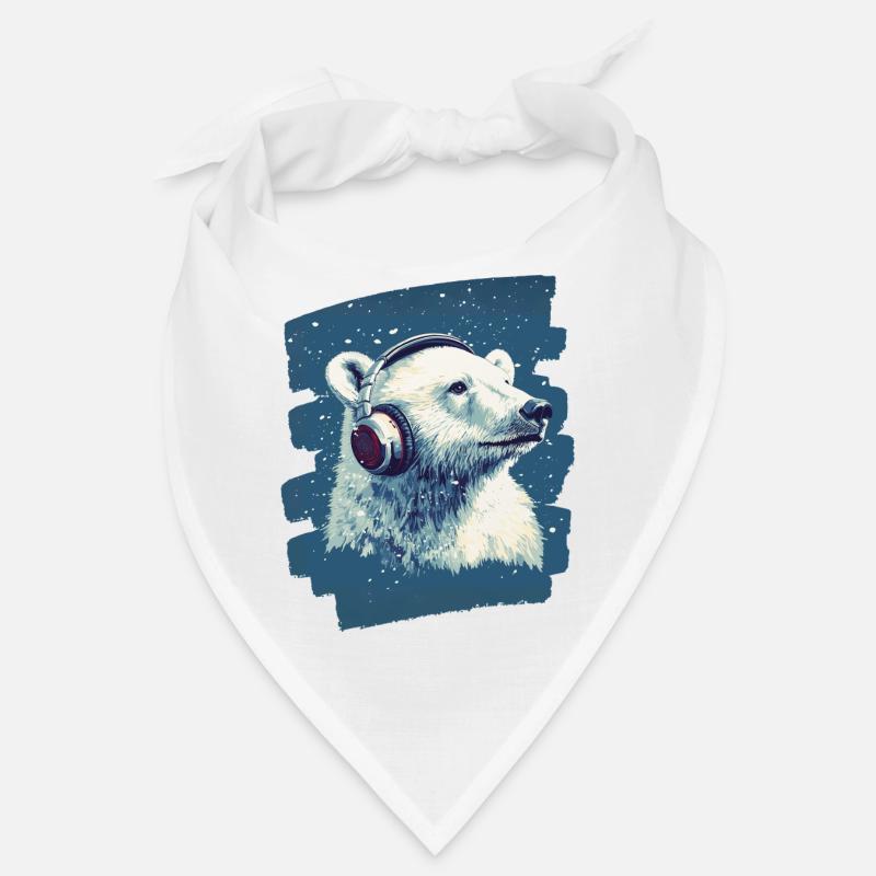 Ours blanc Bandana