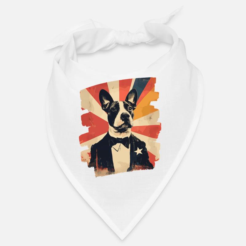 Bull Terrier Fighting Dog Bandana