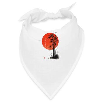 Hoher und sanfter Bambus - Bandana - Weiß - Vorne