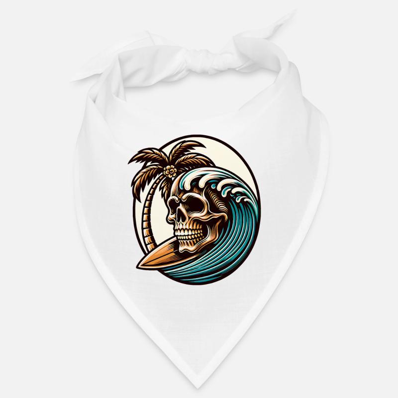 Crâne de surfeur de surf Bandana