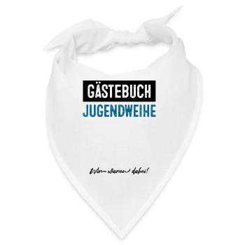 Gästebuch Jugendweihe - Bandana - Weiß - Vorne